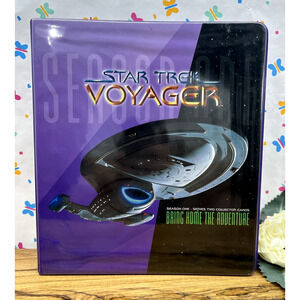 Vintage 1995 Star Trek Bring Home The Adventure Collector Trading Card Binder